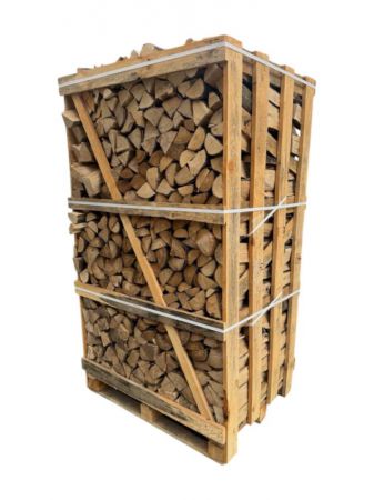 palette bois de chauffache coupe en 25cm hetre