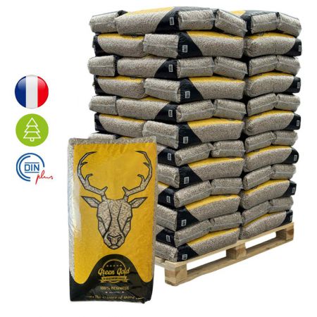 palette pellets pas cher green gold dinplus