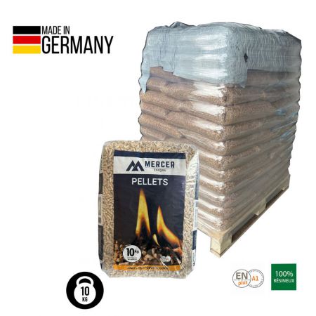 palette pellets mercer torgau 10kg livraison 