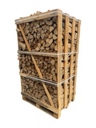 palette bois de chauffage coupe en 25cm hetre